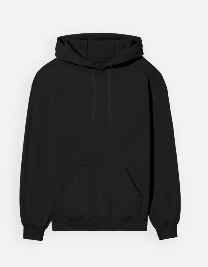 Classic Wolf Hoodie (Black)