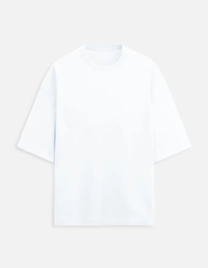 Oversized Wolf T-Shirt (White)